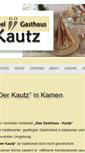 Mobile Screenshot of hotel-kautz.de